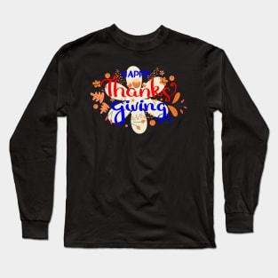 happy thanksgiving Long Sleeve T-Shirt